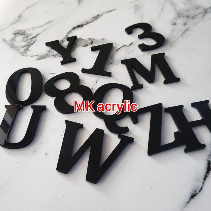 HURUF TIMBUL AKRILIK UKURAN 25CM,HURUF DEKORASI,HURUF TIMBUL ACRYLIC