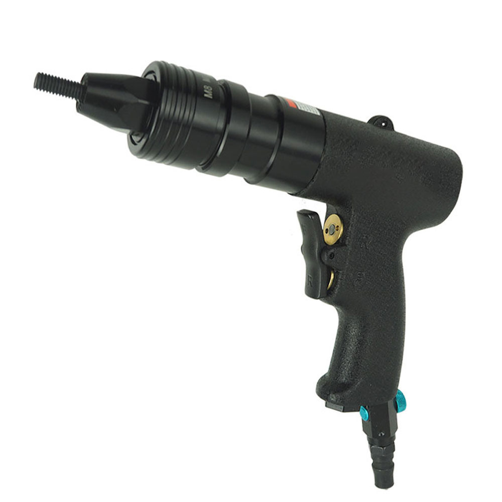 220V Pneumatic Rivet Nut Gun M4-M12 Nut Riveting Tool Automatic Lock Portable Pneumatic Hand Tools