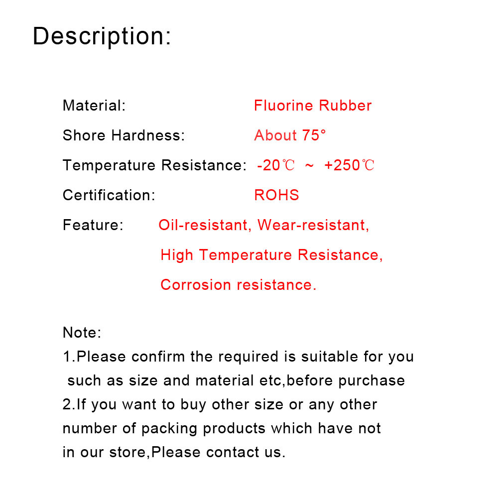 FKM Skeleton Oil Seal ID 32mm Fluorine Rubber Engine Seal TG/TC-32*40/42/45/47/48/50/52/55/58/60/62/