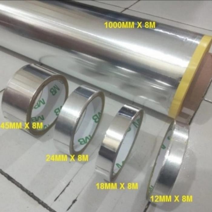 

Lakban Aluminium Foil Tape Tahan Panas