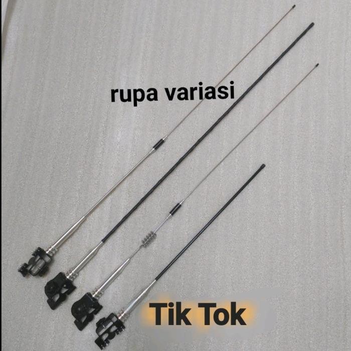 

TERLARIS antena antenna jepit kap mesin bagasi variasi mobil motor universal dummy radio hitam