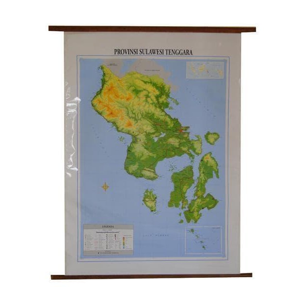 

PROMO! HOT SALE Peta Provinsi Sulawesi Tenggara (Bingkai) Terjamin