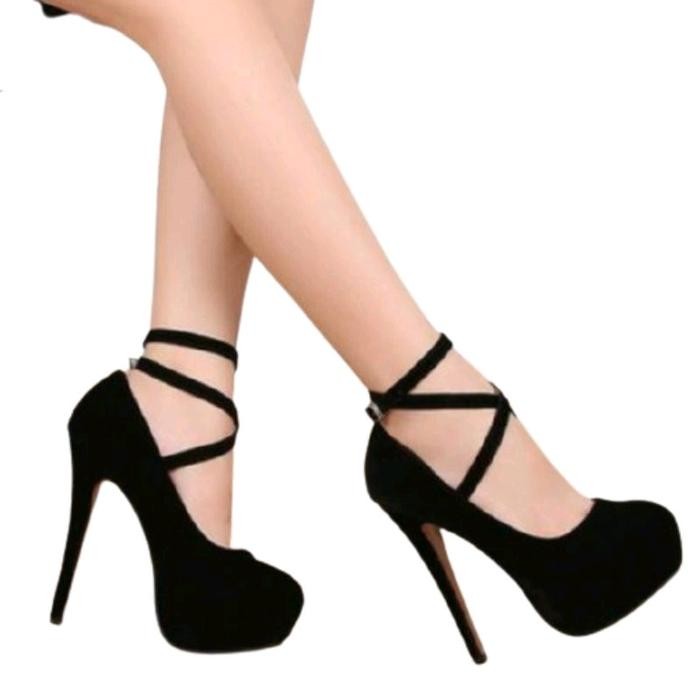 BEST SELLER Muchu - Chealsea High Heels Wanita / Heels 12 cm / Heels Kantor / Heels Wisuda / Heels
