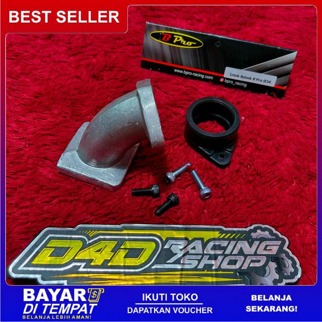 FREE ONGKIR INTAKE INTEK MANIFOLD BPRO 32 33 34 35 UNTUK MOTOR BEBEK MIO UNIVERSAL BISA COD