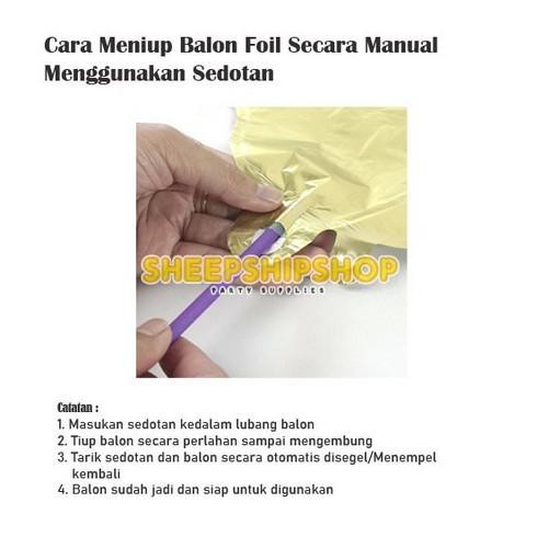 (Allthebest) (ECERAN) BALON HURUF ANGKA Foil 40cm Emas Silver Pink Biru Dekorasi