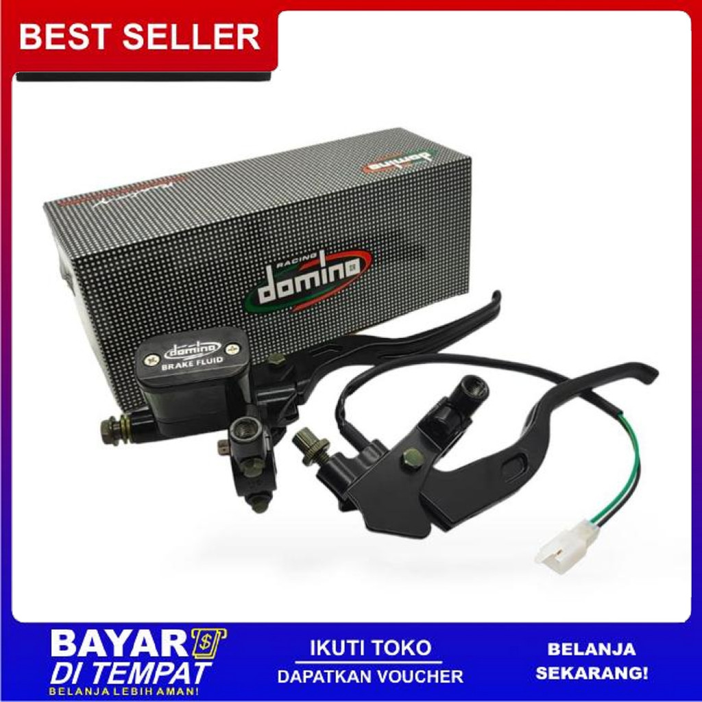 FREE ONGKIR DOMINO MASTER REM TABUNG KOTAK 14 MM ORIGINAL UNIVERSAL MOTOR BISA COD