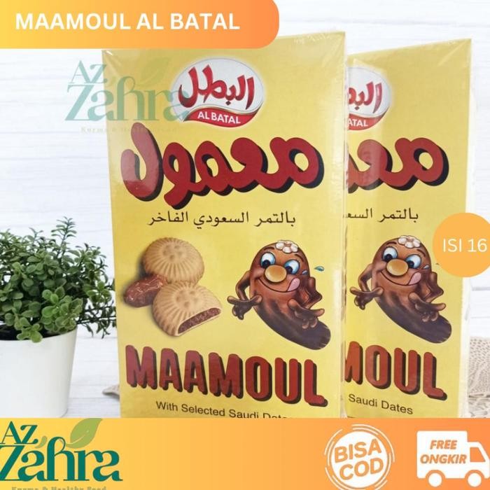 

Maamoul Al Batal Biskuit Selai Kurma Isi 16pcs