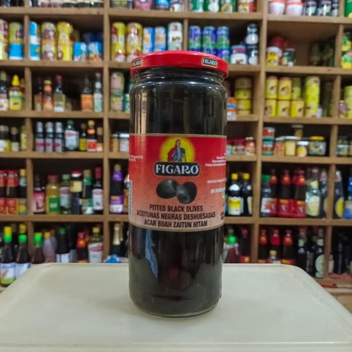 

Figaro Pitted Black Olives/ Acar Buah Zaitun Hitam 450gr