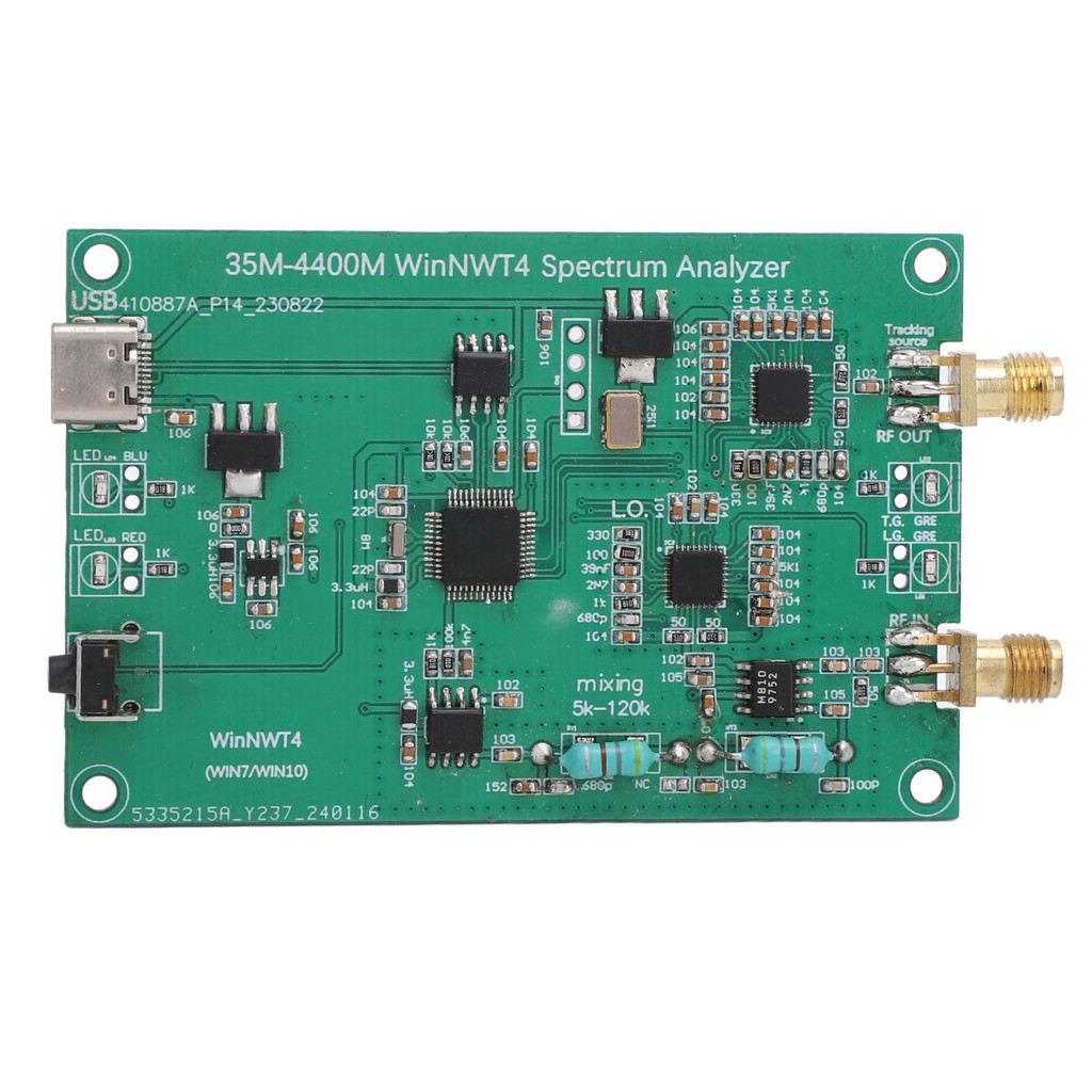 Spectrum Analyzer Spectrum Analyzer Module 35Mhz4400Mhz Frequency Spectrum Analysis Board For