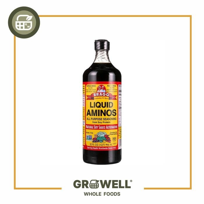 

BRAGG LIQUID AMINOS ALL PURPOSE SEASONING SOY SAUCE ALTERNATIVE 946 ML