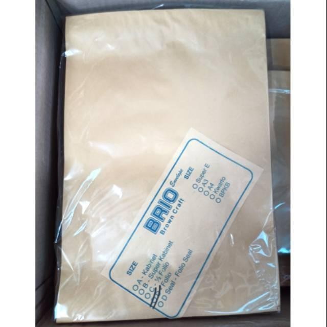 

AMPLOP COKLAT FOLIO TERMURAH/MAP COKLAT/ENVELOPE SAMSON/AMPLOP F4 KERTAS KODE 771