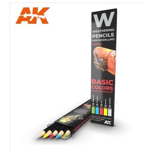 

WATERCOLOR PENCIL SET BASICS AK10045 - AK pencil model kit