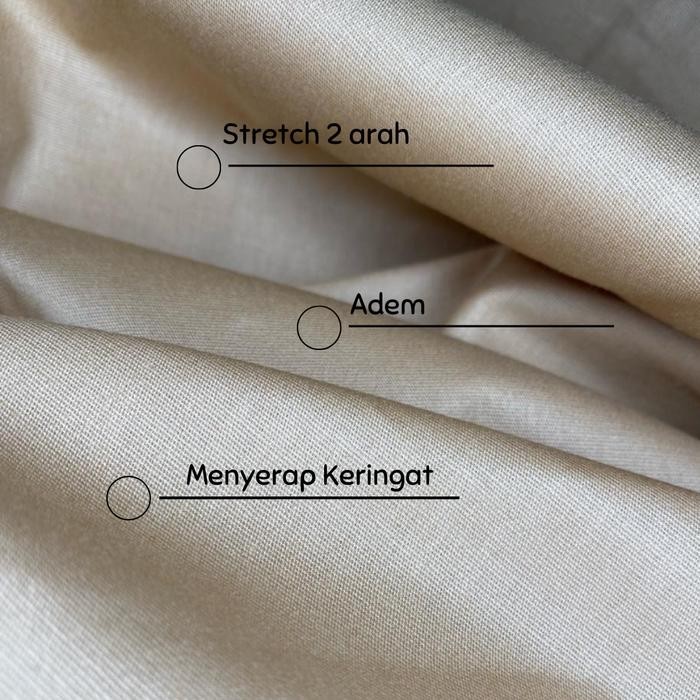 

1 METER KAIN KATUN STRETCH BAHAN CHINO KODE 150