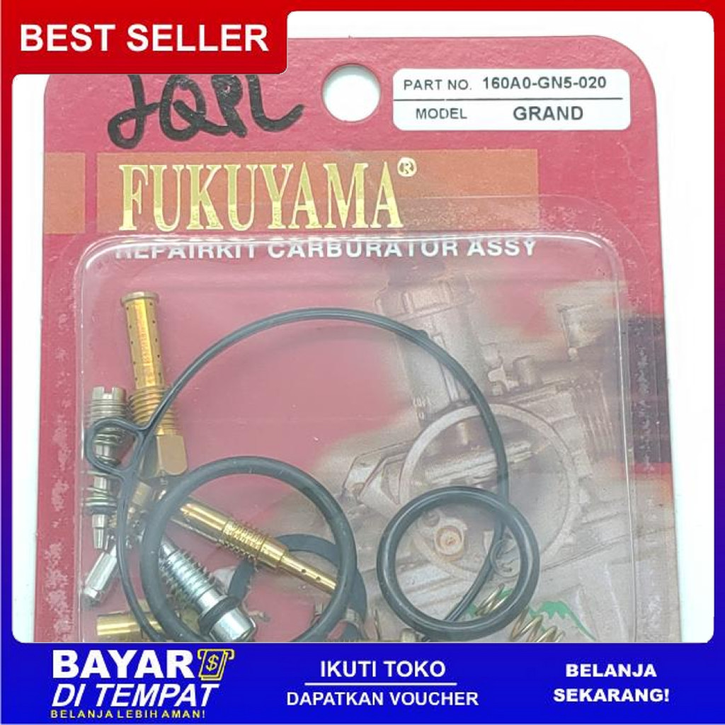 FREE ONGKIR REPAIRKIT KARBURATOR GRAND SUPRA X LAMA WIN KOMPLIT FUKUYAMA HIGH QUAL BISA COD