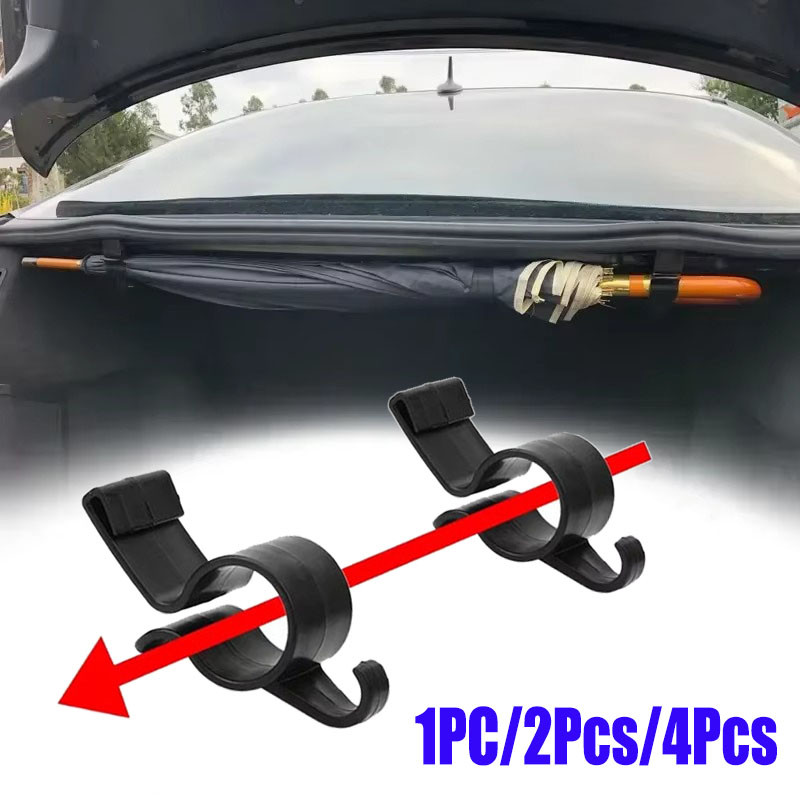 Car Umbrella Holder Car Trunk Hook Umbrella Mount Plant Towel Hook Auto Accessories Universal
