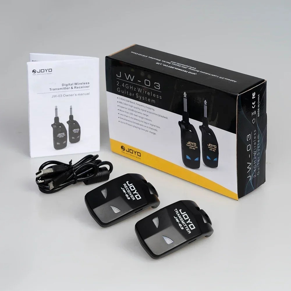 Guitar Wireless Transmission System 2.4GHz 4 Channels Wireless Guitar Transmitter and Receiver