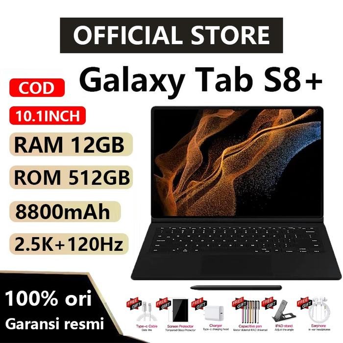[Expert] Gratis 6 Hadiah Tablet PC Asli Galaxy Tab S8 S8+ S8 Plus Ultra