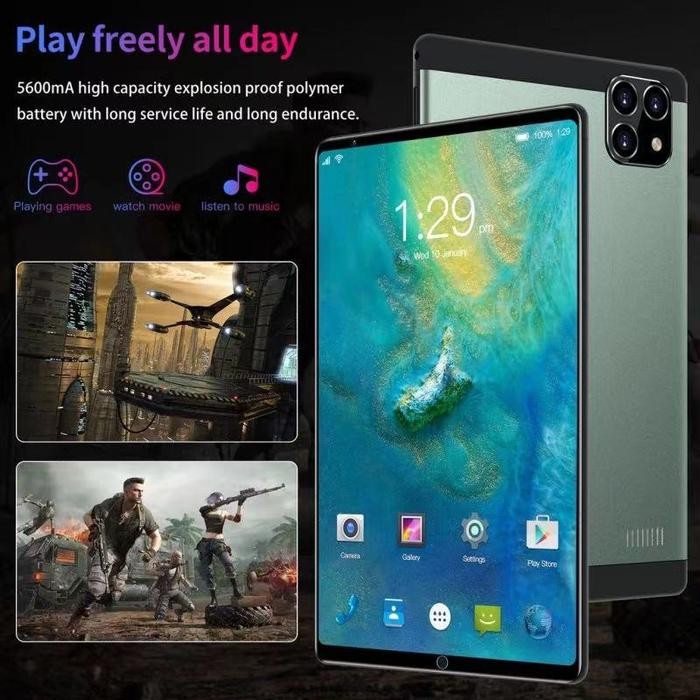 [Expert] Asli Terbaru2023 Baru 5G 8lnic 10.1lnic Tablet Galaxy A8 12GB +