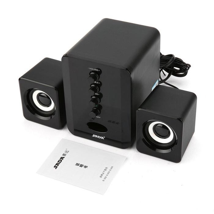 [Expert] ** Speaker SADA D-202 Subwoofer - Speaker Komputer Laptop hp -
