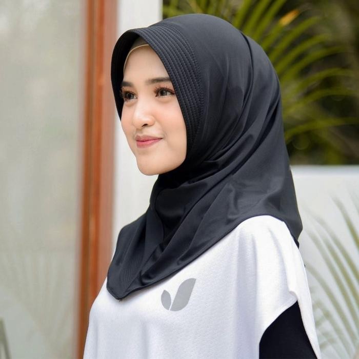 Jilbab Sport Hijab Instan Bergo sport Ukuran M