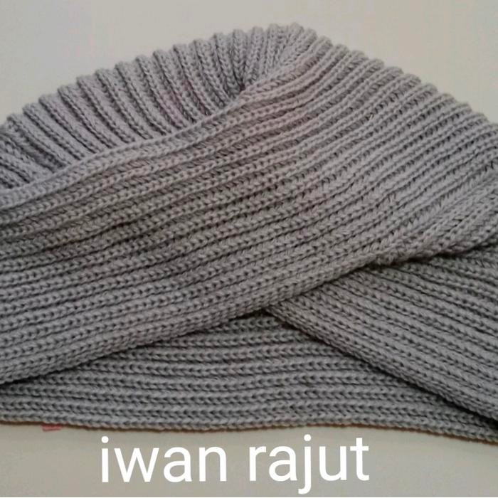 ciput rajut turban instan premium