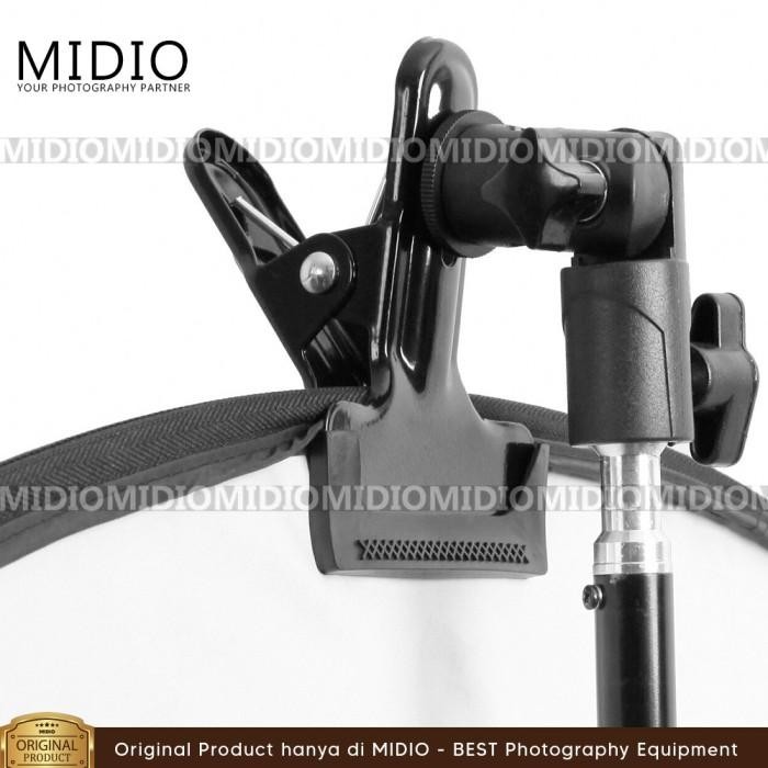(Expert) Midio Penjepit Clamp Besi properti foto Plus Aluminium Spigot 3/8 1/4