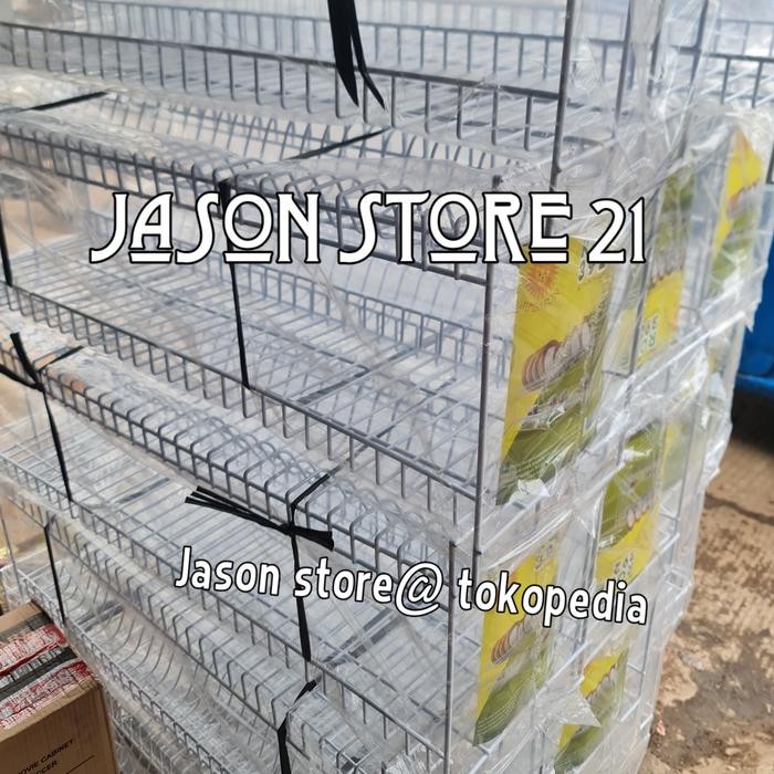 Rak piring gelas besar susun 2/Rak piring besi panjang susun 2