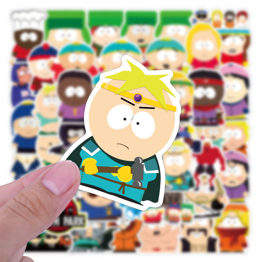 10/30/50PCS Cartoon Animation SouthPark Sticker Funny Cute Graffiti Waterproof Decal Kids Toy DIY