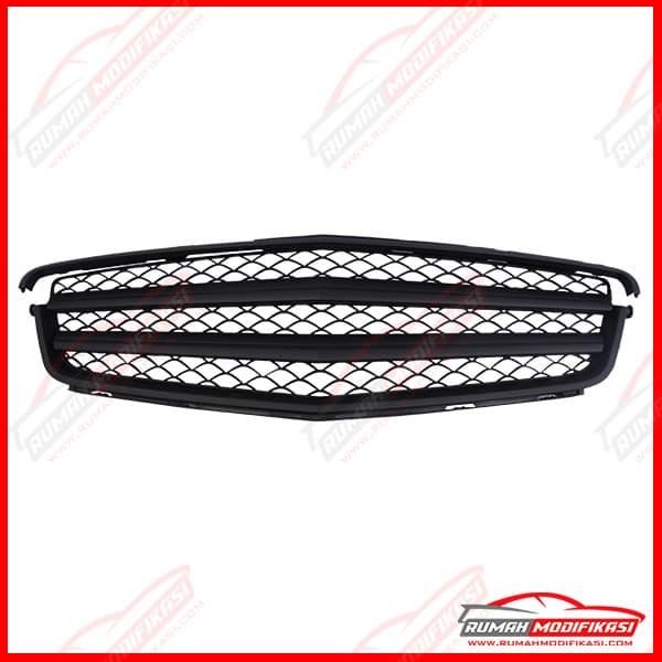 GRILL - BENZ W204 C-CLASS 2007-2009 - BRABUS LOOK - BLACK