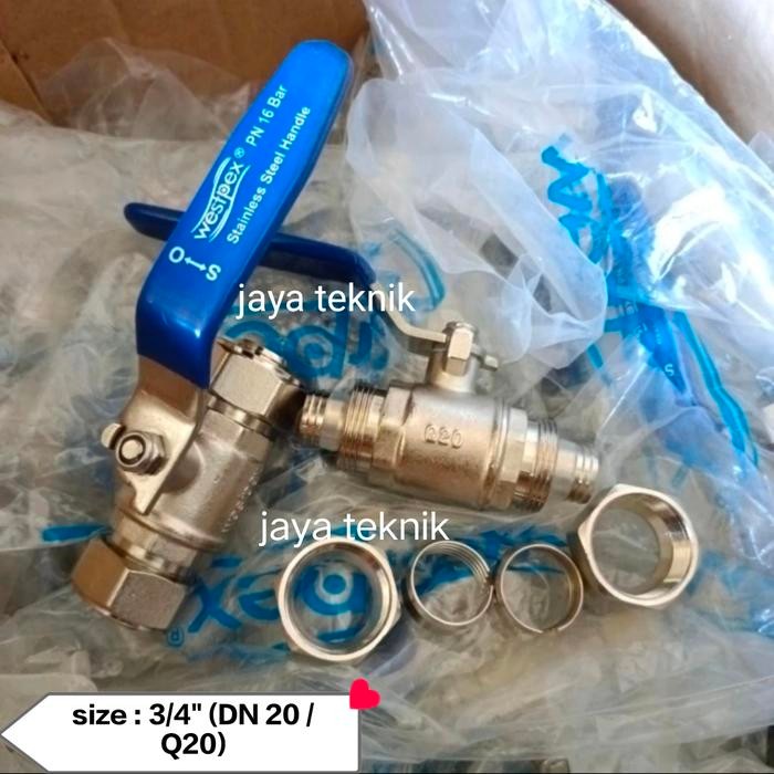 Westpex ball valve Q20 ball valve air panas
