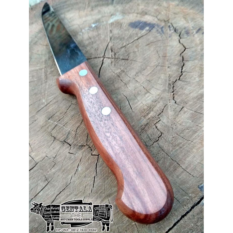 PISAU SEMBELIH 16CM GIESSER STICKING KNIFE BUBINGA WOOD