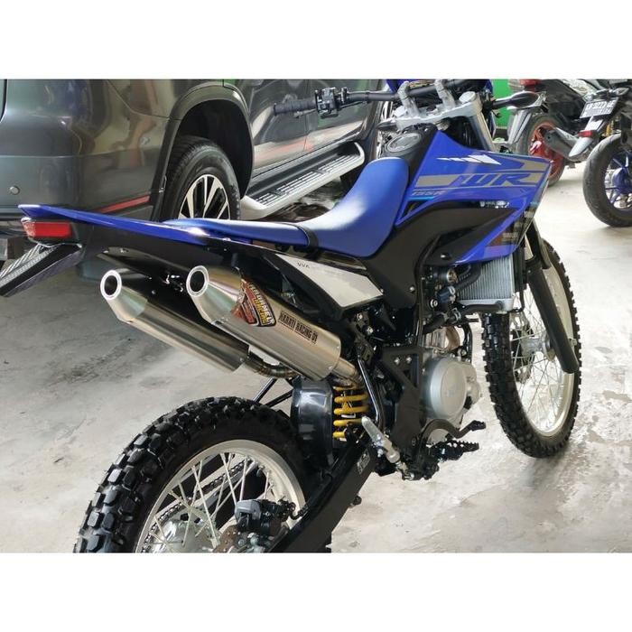 KNALPOT YAMAHA WR155 RADAMEL DUAL MUFFLER TYPE TOCH