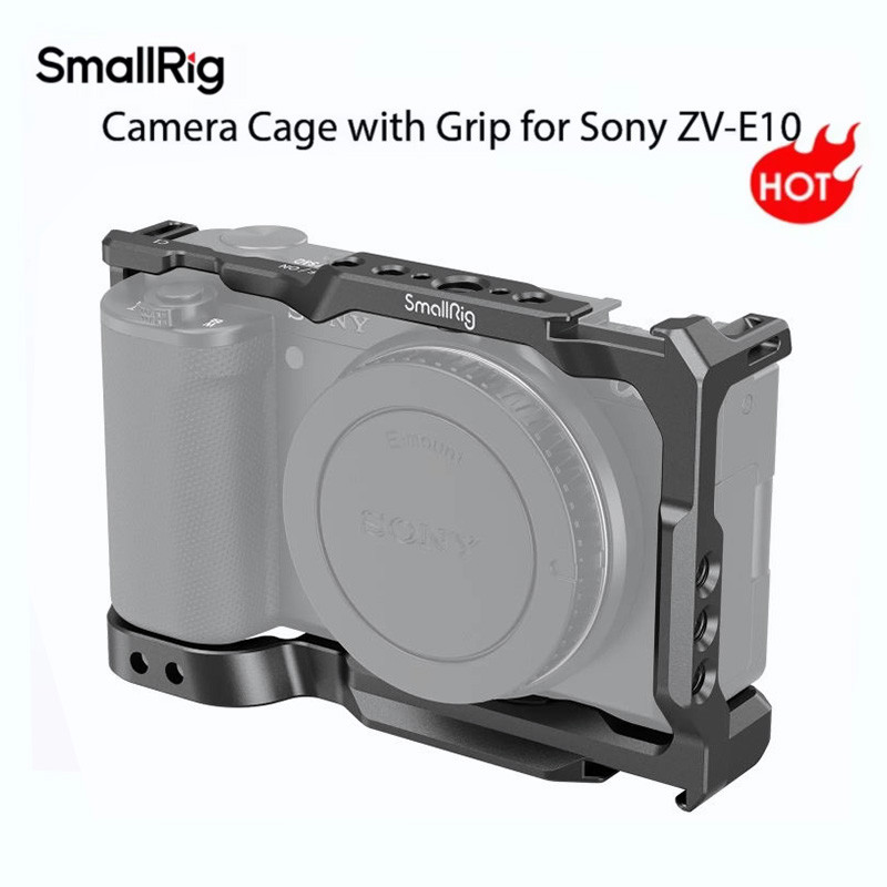 IMPORT SmallRig Camera Cage Handle Grip 3538 3538B 3531 3531B 1/4" Expansion Holes Box Cold Shoe for