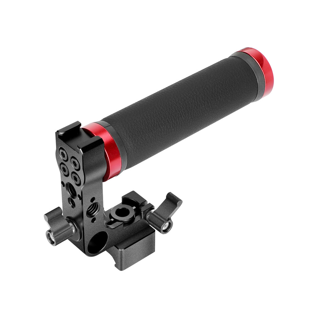 IMPORT SZRig NATO Top Handle Grip with 15mm Rod Clamp & NATO Clamp & Cold Shoe Mount for DSLR Camera