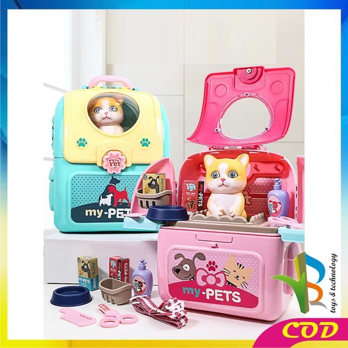 

ORIGINAL RB M292-M293 Mainan Koper Backpack Set Maenan Anak Tas Ransel Pet READY STOCK