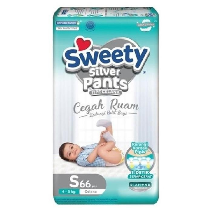Sweety Silver Pants S 66 Popok Sweety Ukuran S Gratisongkir