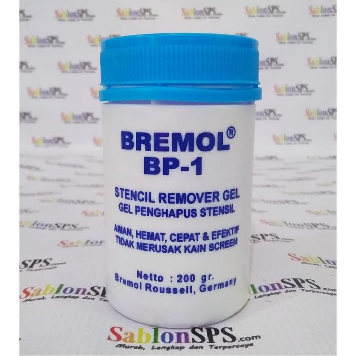 

Penghapus Obat Afdruk Sablon BREMOL BP- 1 200gr (REMOVER GEL)