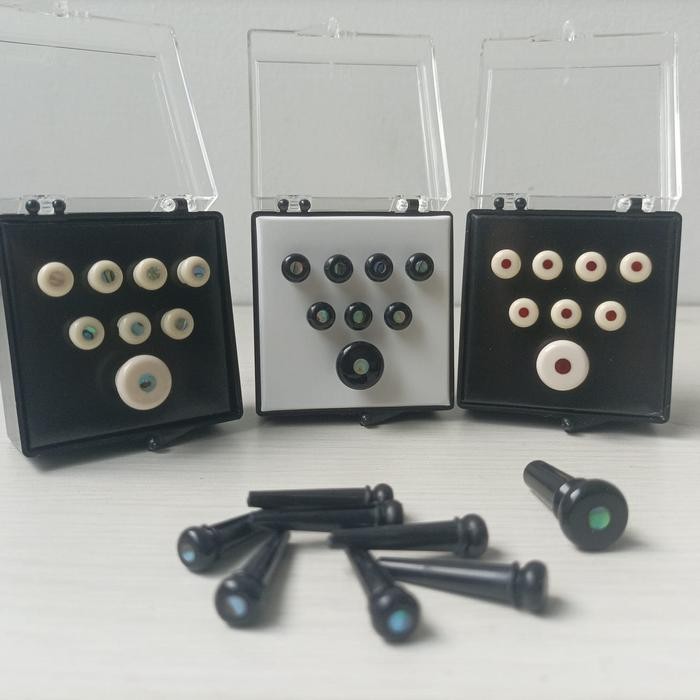 MARTIN PIN SET GUITAR ACOUSTIC ( BRIDGE & STRAP )