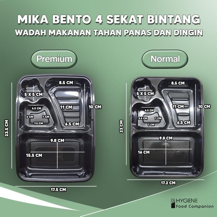 

(Expert) Mika Bento 4 Sekat - Bento Tray - Lunch Box Bento