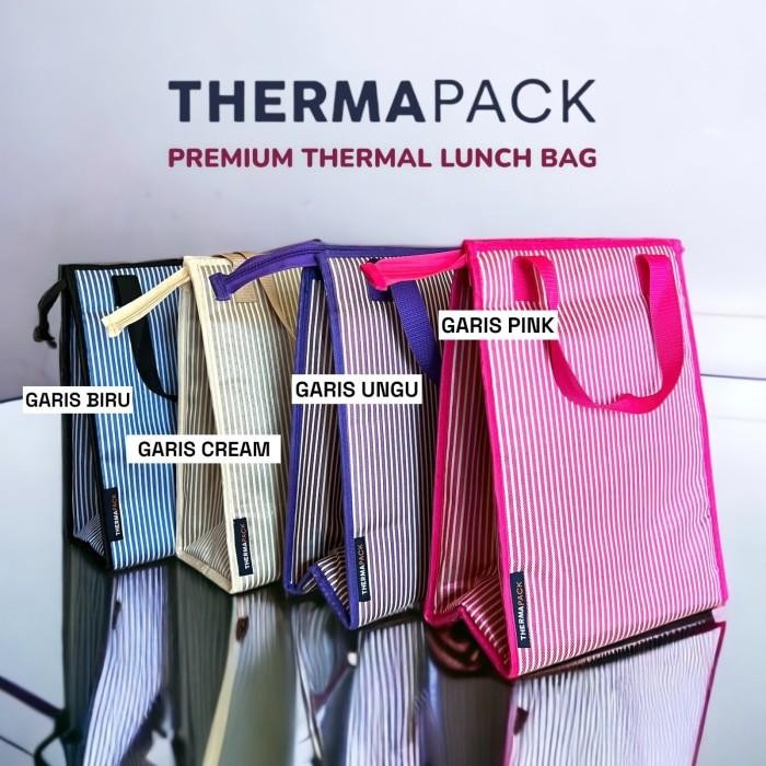 

(Expert) ThermaPack Premium Thermal Lunch Bag Tas Bekal Motif Waterproof