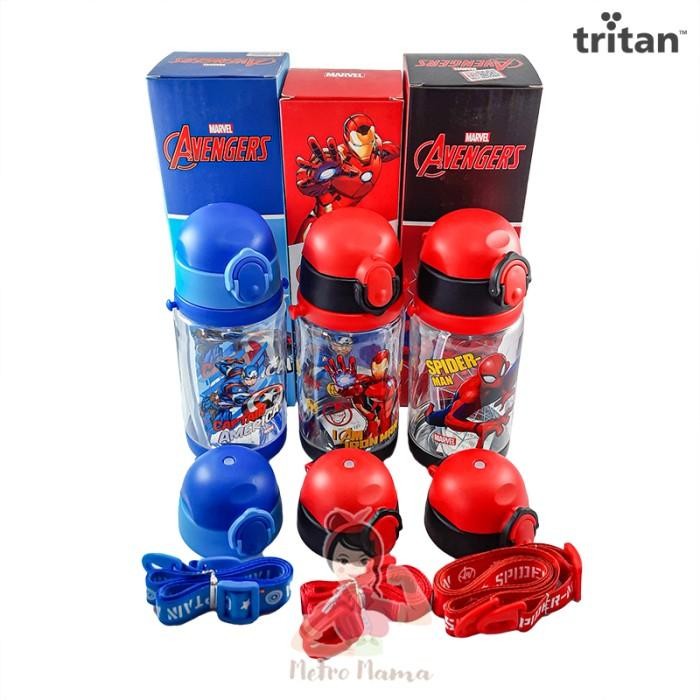 

(Expert) Botol Minum Anak Disney Ori Dual Cap Bahan Tritan Premium BPA Free