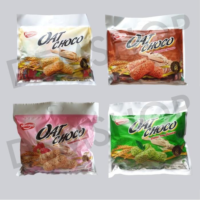 

(Allthebest) NARAYA OAT CHOCO 400 gr Isi 40 pcs / Sereal Gandum BISKUIT