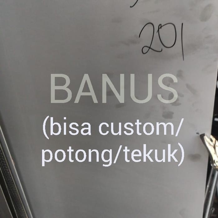 

Terlaris Plat Stainless 4X8Ft Dop Doff 1,22Mx2,44M Tebal 0,5 Mm Bisa Custom