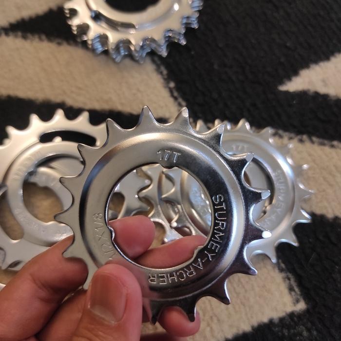 SINGLE COG 16T, 17T, 18T, 19T, 20T ORIGINAL STURMEY ARCHER