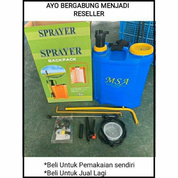 Alat Semprot Sprayer Msa-16L Manual, Manual Elektrik, Elektrik Terbaru