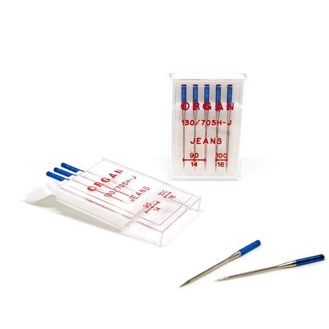 

Organ Needles - Jarum Mesin Jahit bahan JEANS/DENIM