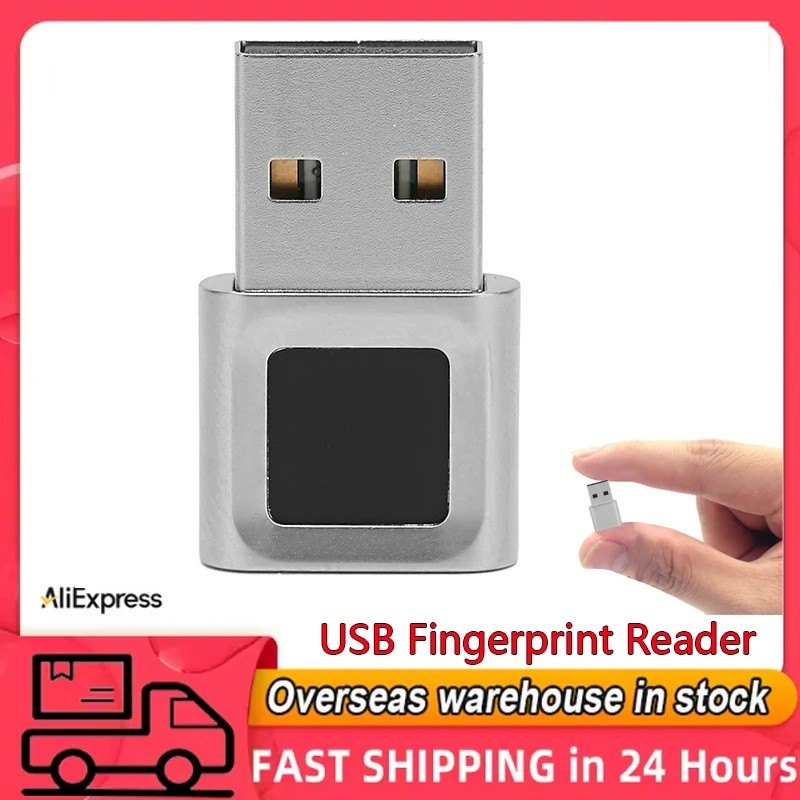 Mini USB Fingerprint Reader for Windows 10 11 Biometric Scanner for PC or Laptop Fingerprint Unlock