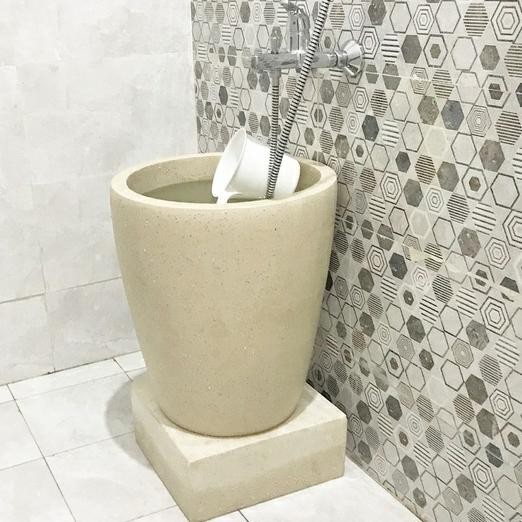 Bak mandi natural modern minimalis