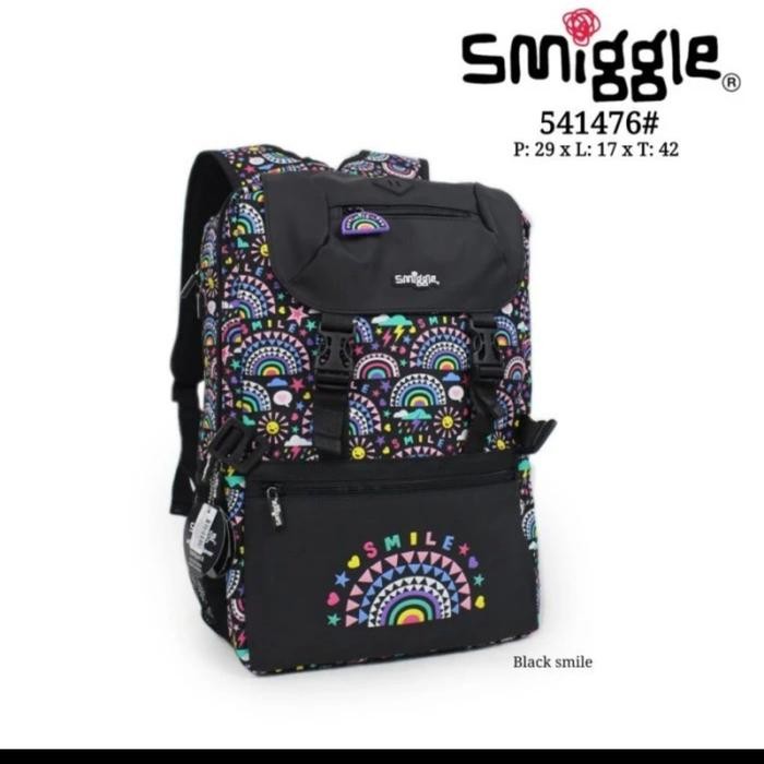 Tas Smiggle Better Together Smile Foldover Backpack/ Tas Ransel/Hadiah