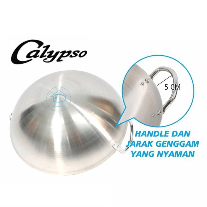 Kuali Kwali Wajan Penggorengan Stainless Steel Calypso